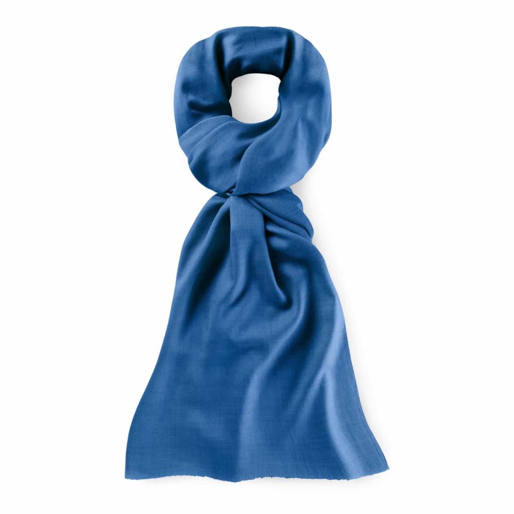 Stola - 100% Kaschmir - Blau